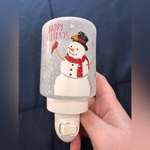 Scentsy plug in Holiday Snowman with box